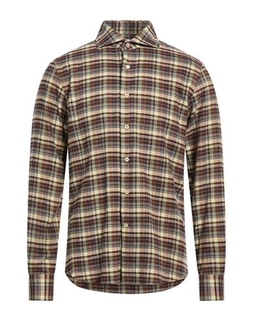 Man Shirt Brown Size 15 ¾ Cotton