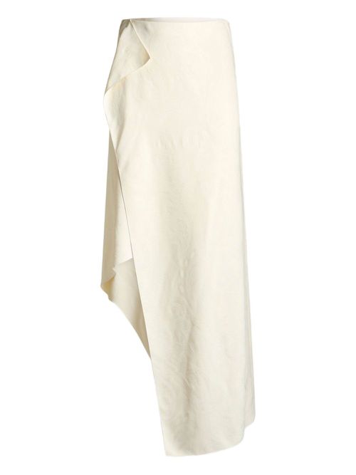ETRO asymmetric midi skirt - Neutrals
