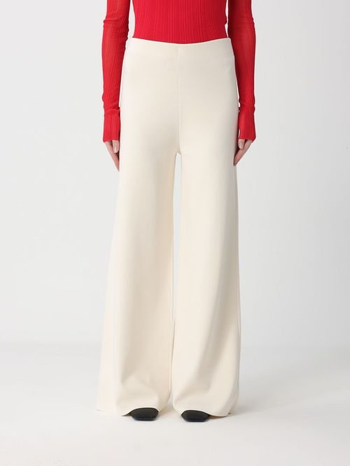 Pants Woman color Ivory