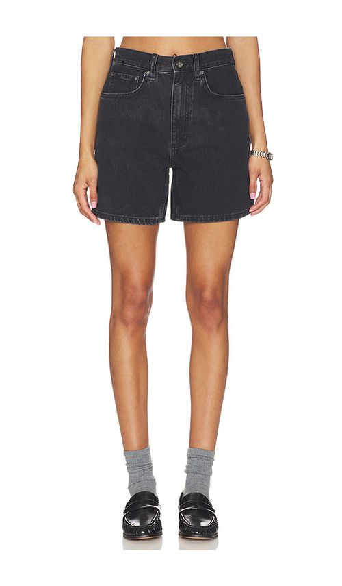 Anine Bing Black Denim Short