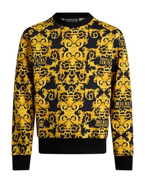 Man Sweatshirt Black Size XS Cotton