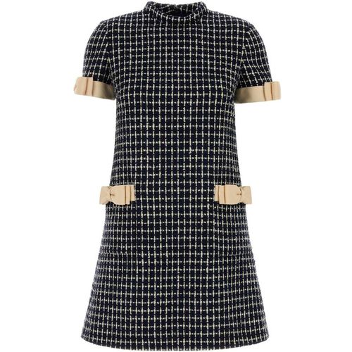 Valentino Garavani Embroidered Tweed Mini Dre