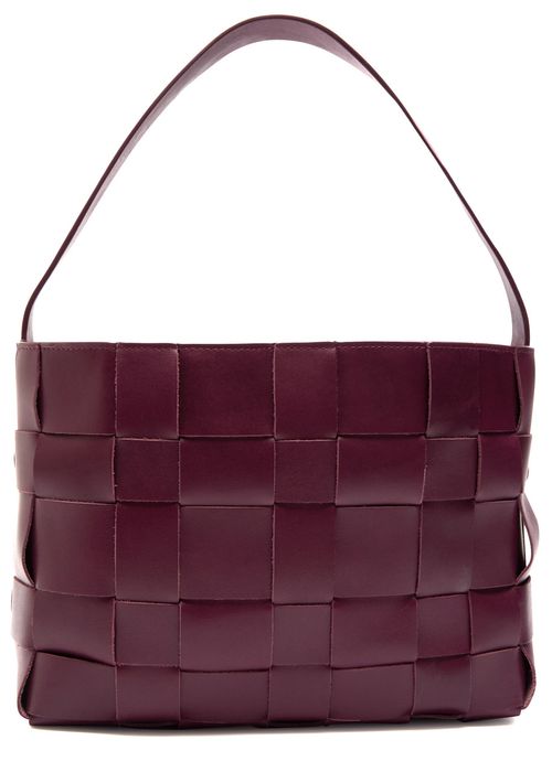 ST. Agni Woven Mini Leather Tote