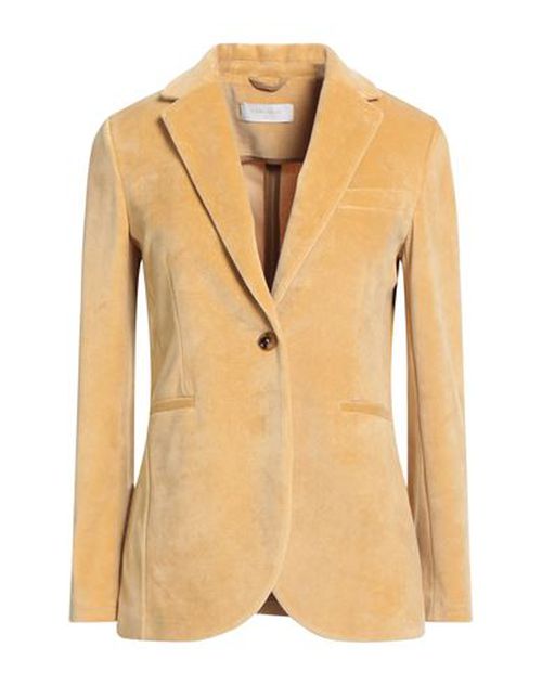 Circolo 1901 Woman Blazer Mustard Size 4 Cotton, Polyester