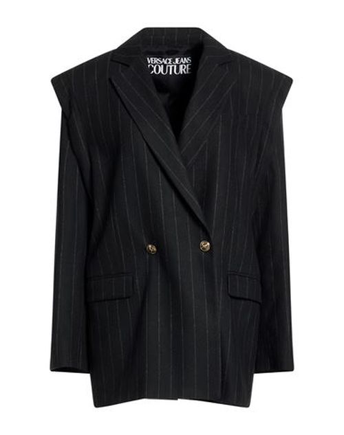 Woman Blazer Black Size 2 Wool, Polyester, Viscose, Polyamide, Elastane