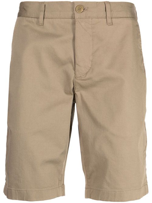 Slim-cut chino shorts - Brown