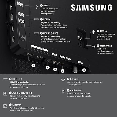 "85"" Class M80H Mini LED 4K Vision Smart Tizen TV"