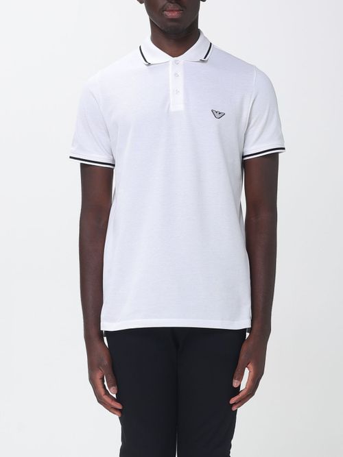 Polo Shirt Men color White