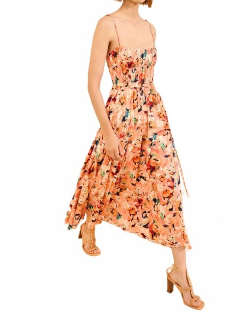 Vidri Cotton Cami Dress In Camellia