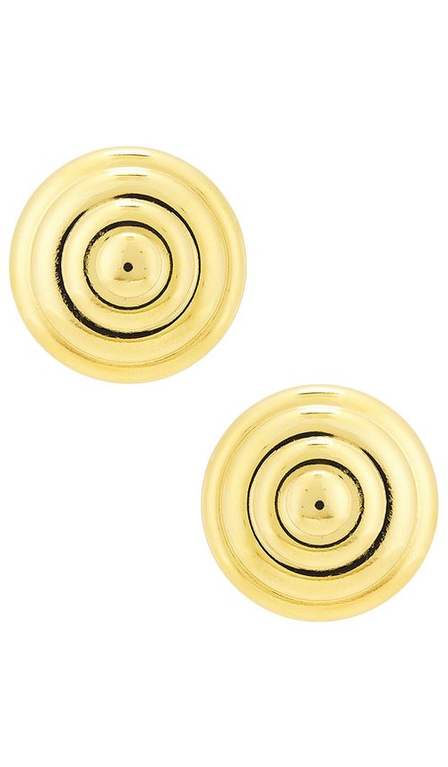 LELET NY Ziggy Stud Earrings in Metallic Gold