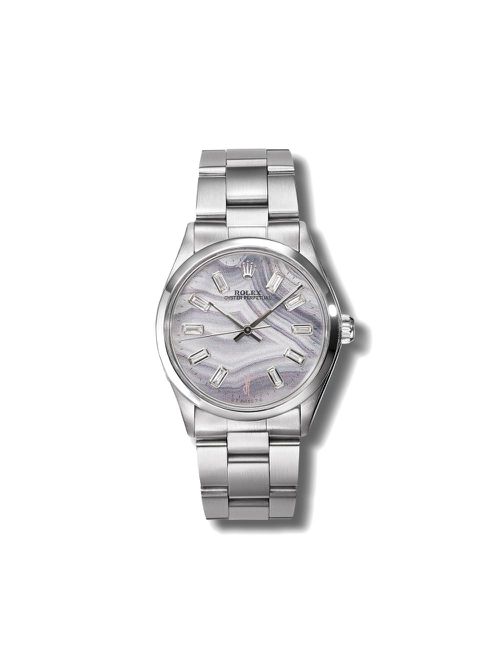 Jacquie Aiche - Grey Reworked Vintage Rolex Oyster Perpetual Watch - Women's - Stainless Steel