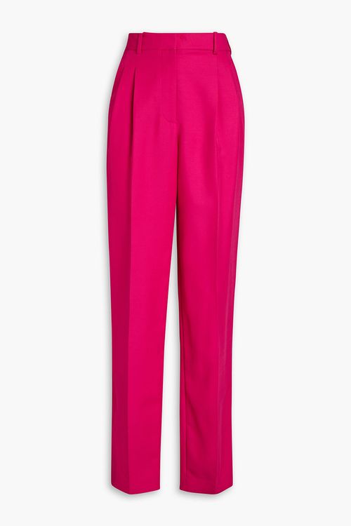 Crepe straight-leg pants - Pink - IT 38