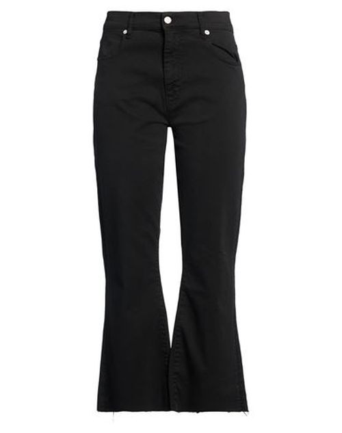 Woman Pants Black Size 31 Cotton, Elastomultiester, Elastane