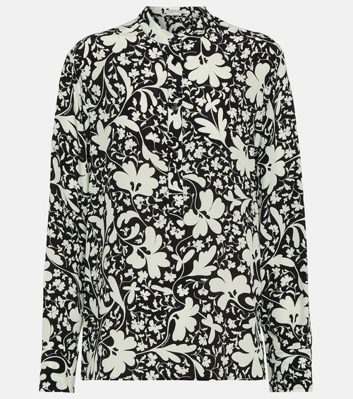 Printed silk shirt