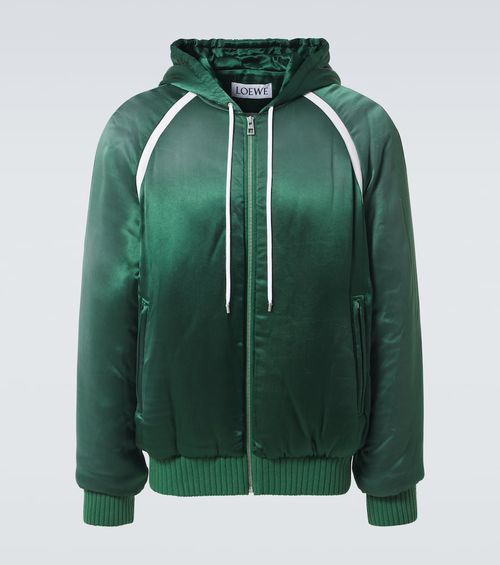 Satin tracksuit jacket