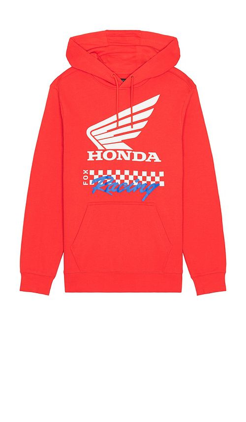 Fox Racing x Honda Fleece Hoodie in Red. - S also in L, M, XL/1X