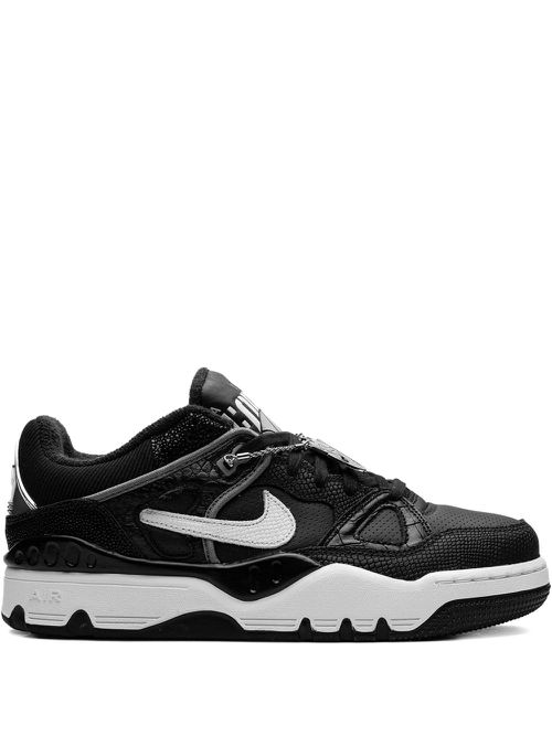 X NIGO Air Force 3 SP "Black/White/Smoke Grey/Metallic Platinum" sneakers