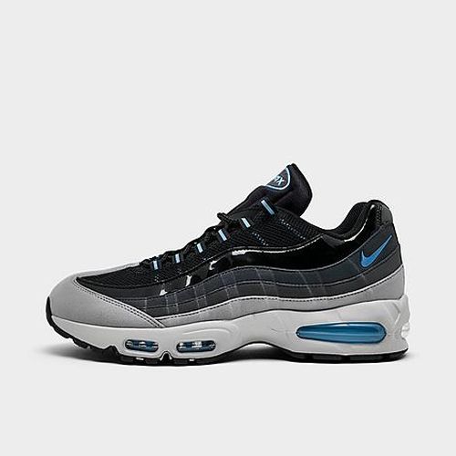 Men's Air Max 95 Big Bubble Casual Shoes in Black/Grey Fog/Anthracite