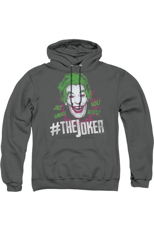 Batman Classic Tv #joker Adult Pull Over Hoodie / Hooded Sweatshirt