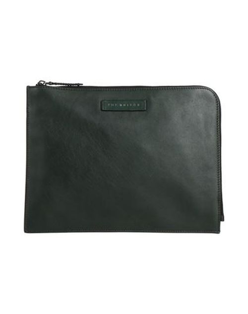 Man Handbag Dark green Size