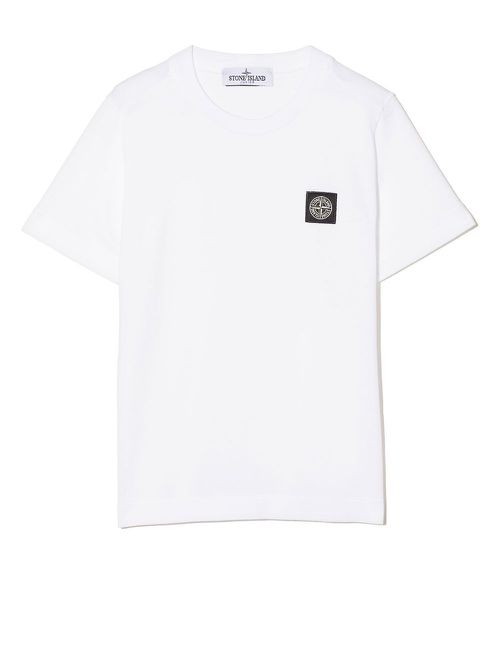 Compass logo patch T-shirt - White