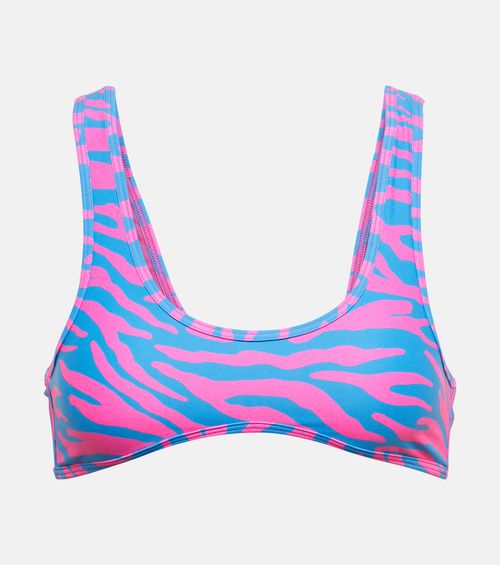 Coolio printed bikini top