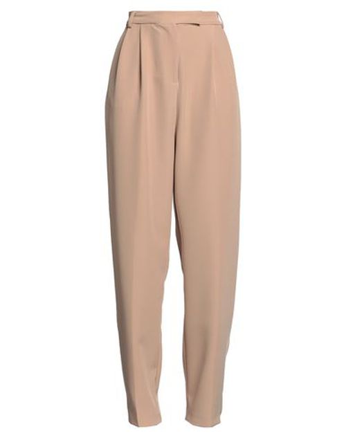 Soallure Woman Pants Beige Size 8 Polyester, Elastane