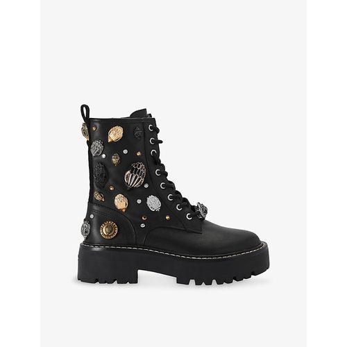 Womens Matilda Eagles Leather Ankle Boots