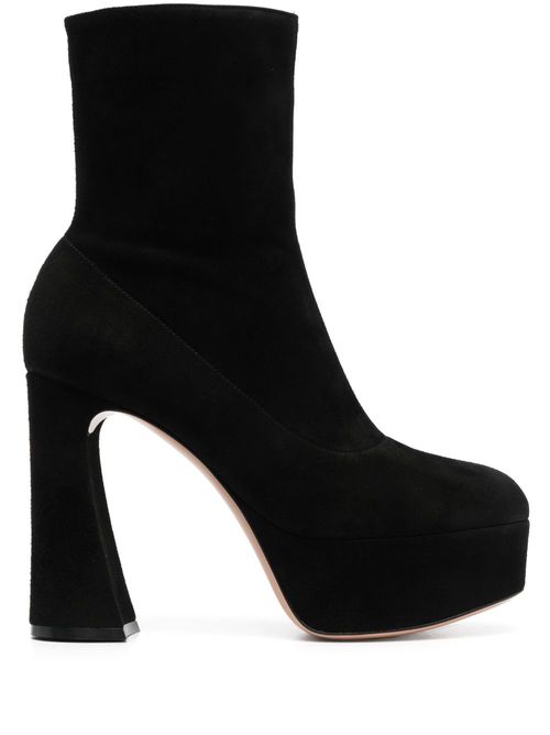Riccam 120mm platform boots - Black