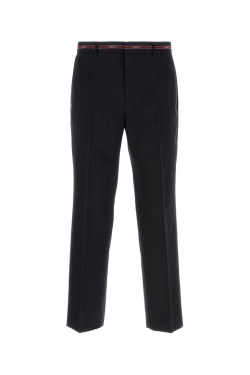 Midnight Blue Wool Pant
