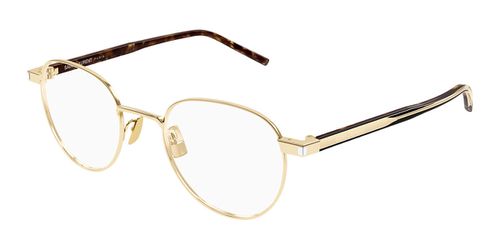 Saint Laurent SL 781 Asian Fit Men's Glasses, Gold, Size 49