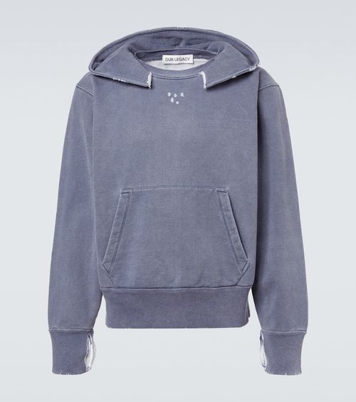 Relic distressed cotton jersey hoodie