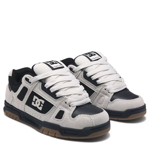 Men's Stag Skate Shoes (Off White/Black/Gum)