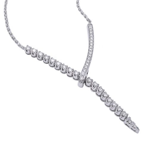1.50CT.T.W.DiamondLariatNecklacein14KARATWHITEGOLD