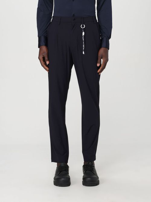 Pants Men color Blue