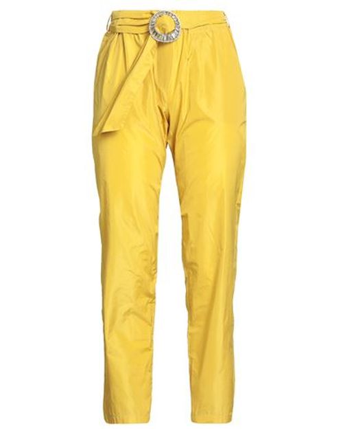 Woman Pants Yellow Size M Polyester