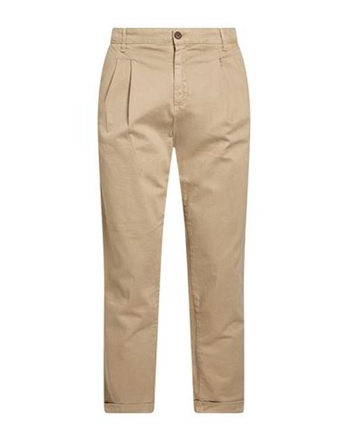 Man Pants Beige Size 28 Cotton, Elastane