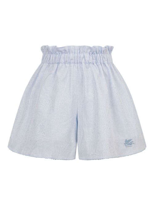 ETRO KIDS cotton shorts - Blue