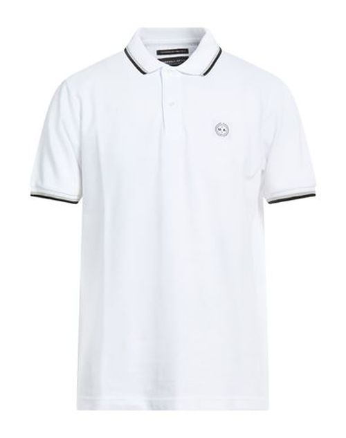 Man Polo shirt White Size L Cotton