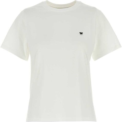 Weekend White Cotton Venaco T Shirt