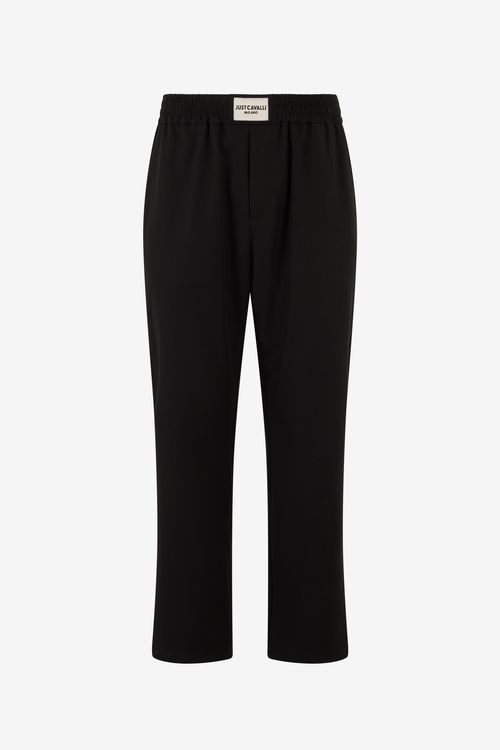 Sports Pants With Logo Label