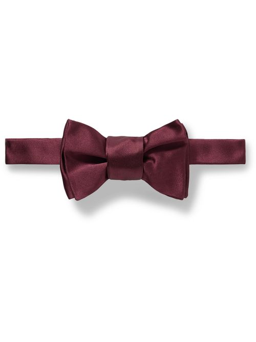 Pre-Tied Silk-Satin Bow Tie