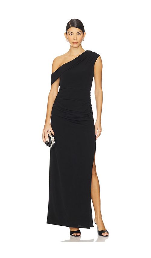 ELLIATT Danica Midi Dress in Black. L. Also in M