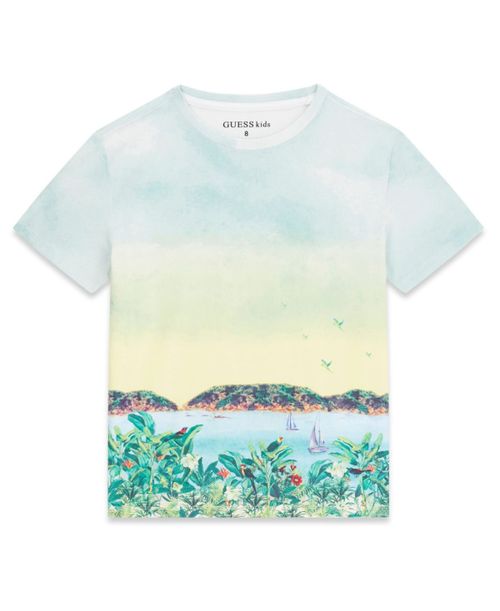 Boys' 8-16 Short-Sleeve T-Shirt - Blue/Green/Yellow