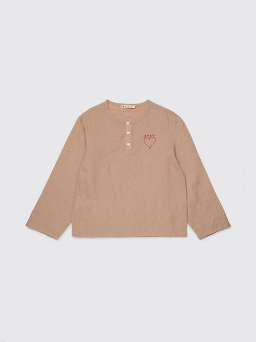 Shirt Kids color Brown