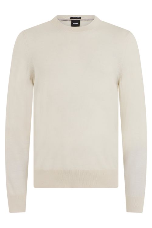 Classic Virgin Wool Long-Sleeve Sweater for Men