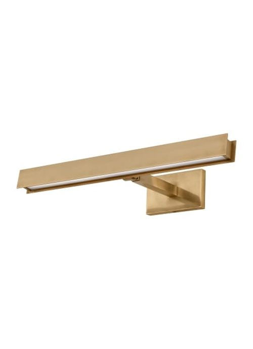 Natural Brass LED Picture Light from the Bau Collection