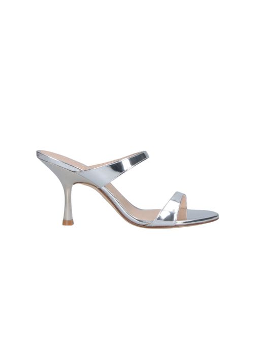 Light and Natural Coated Calf Leather Heeled Shoes