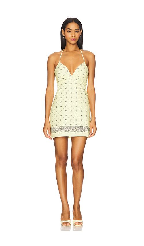 Lovers and Friends Amelia Mini Dress in Yellow.  XS. Also in
