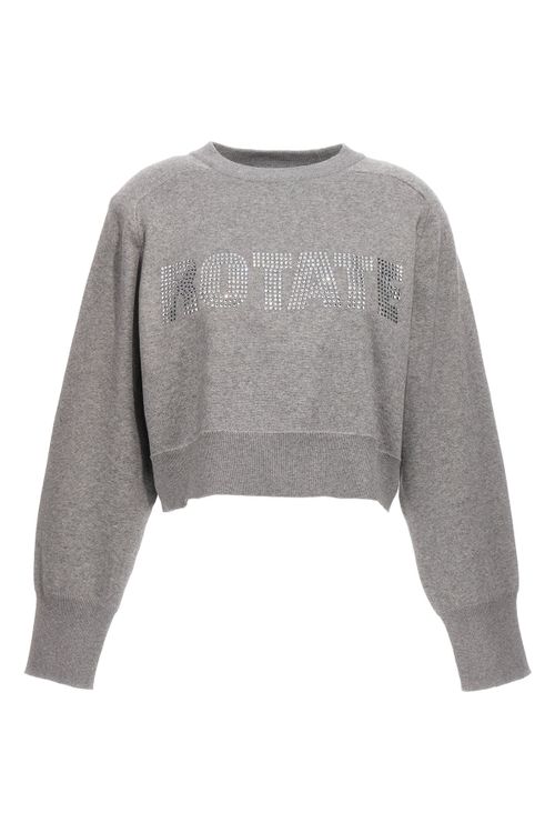 'Firm Knit Cropped' Sweater